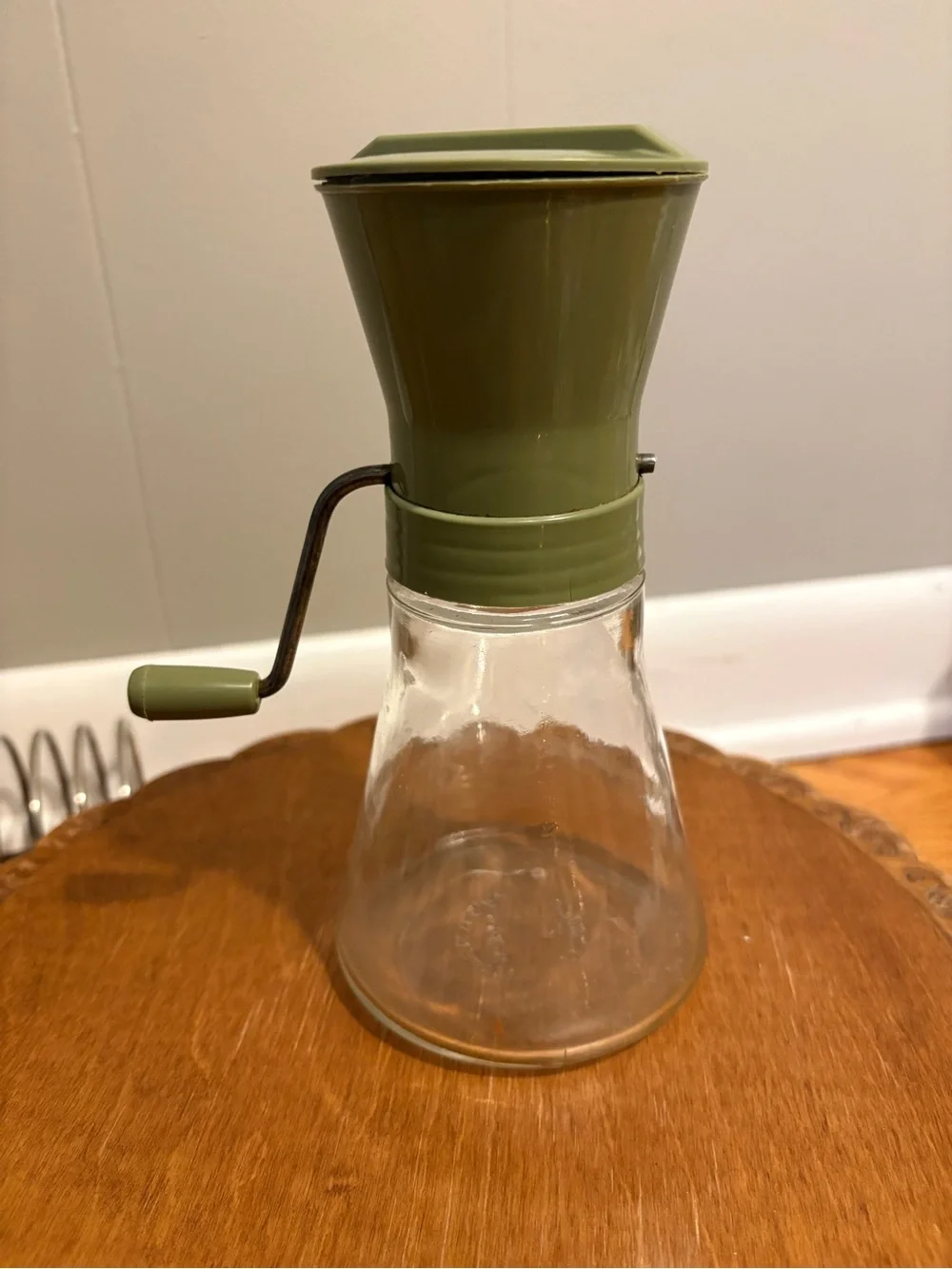 Vintage Androck Nut Chopper Grinder in Green